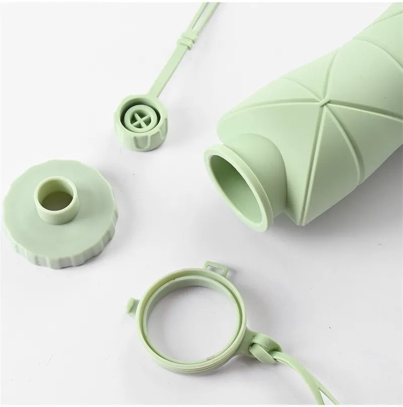 silicon folded water bottle