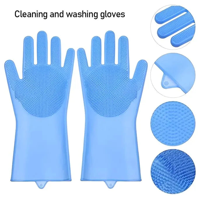 Silicon Washing Gloves