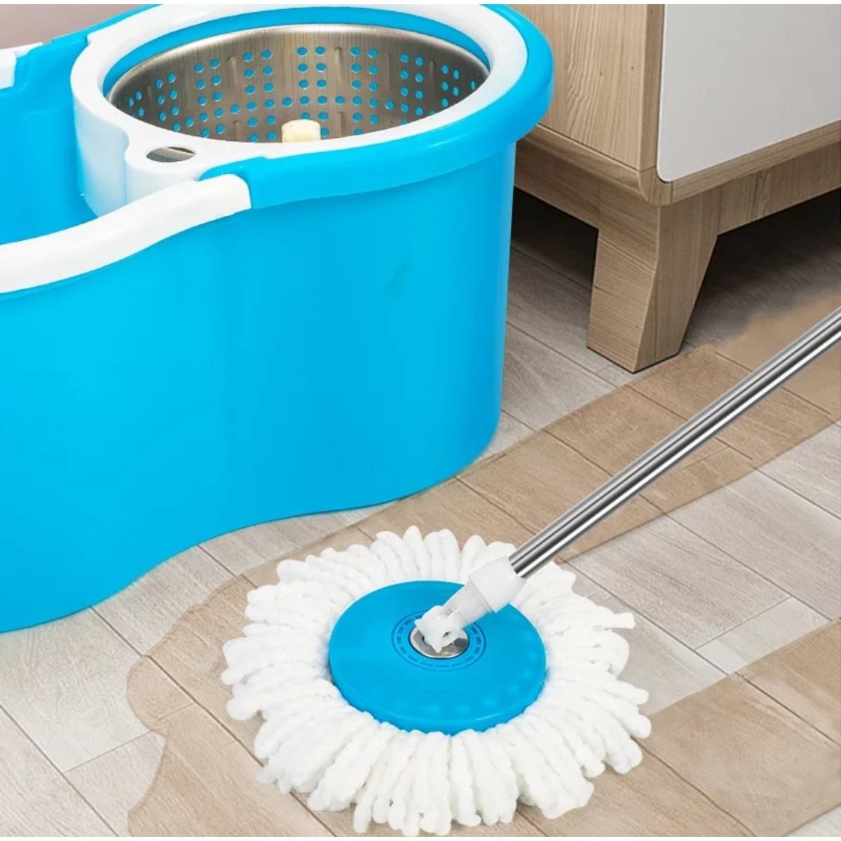 Magical Mop Set with Steel Bucket