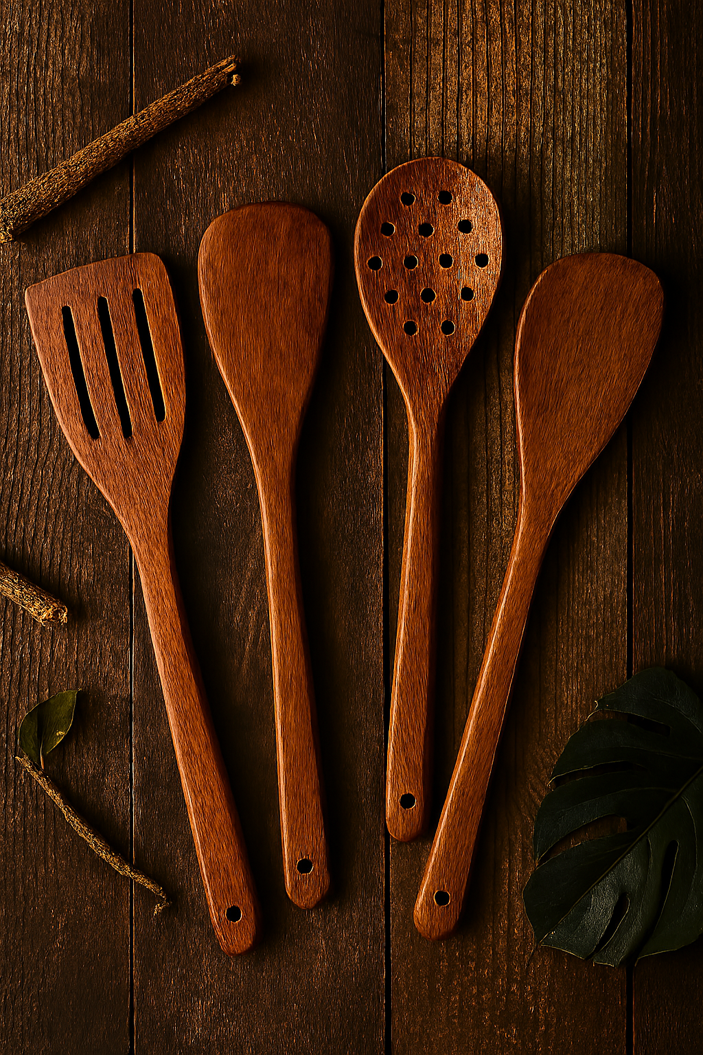 wooden spoon set