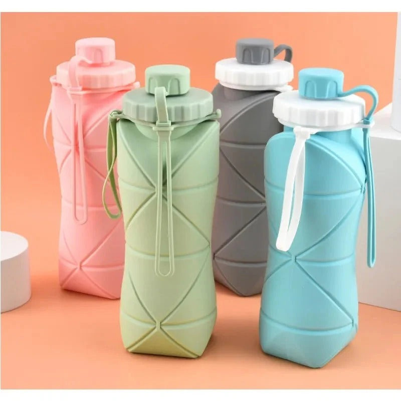 silicon folded water bottle