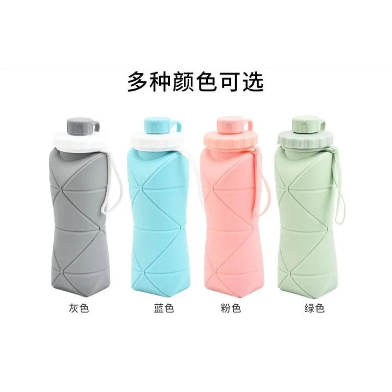 silicon folded water bottle